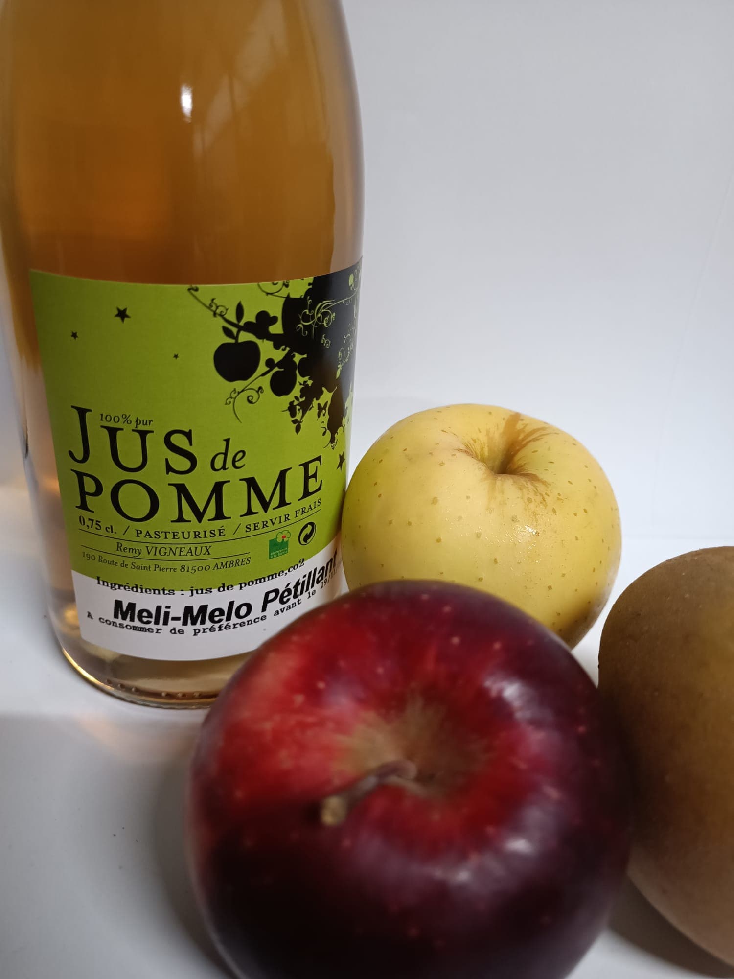 Jus de pomme pétillant 75cl